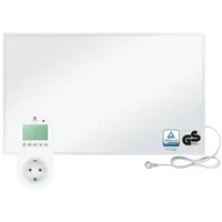bringer-germany Bringer® Infrarotheizung - 600 (BRIH600) / BRTT: Steck-Thermostat programmierbar / Weiß