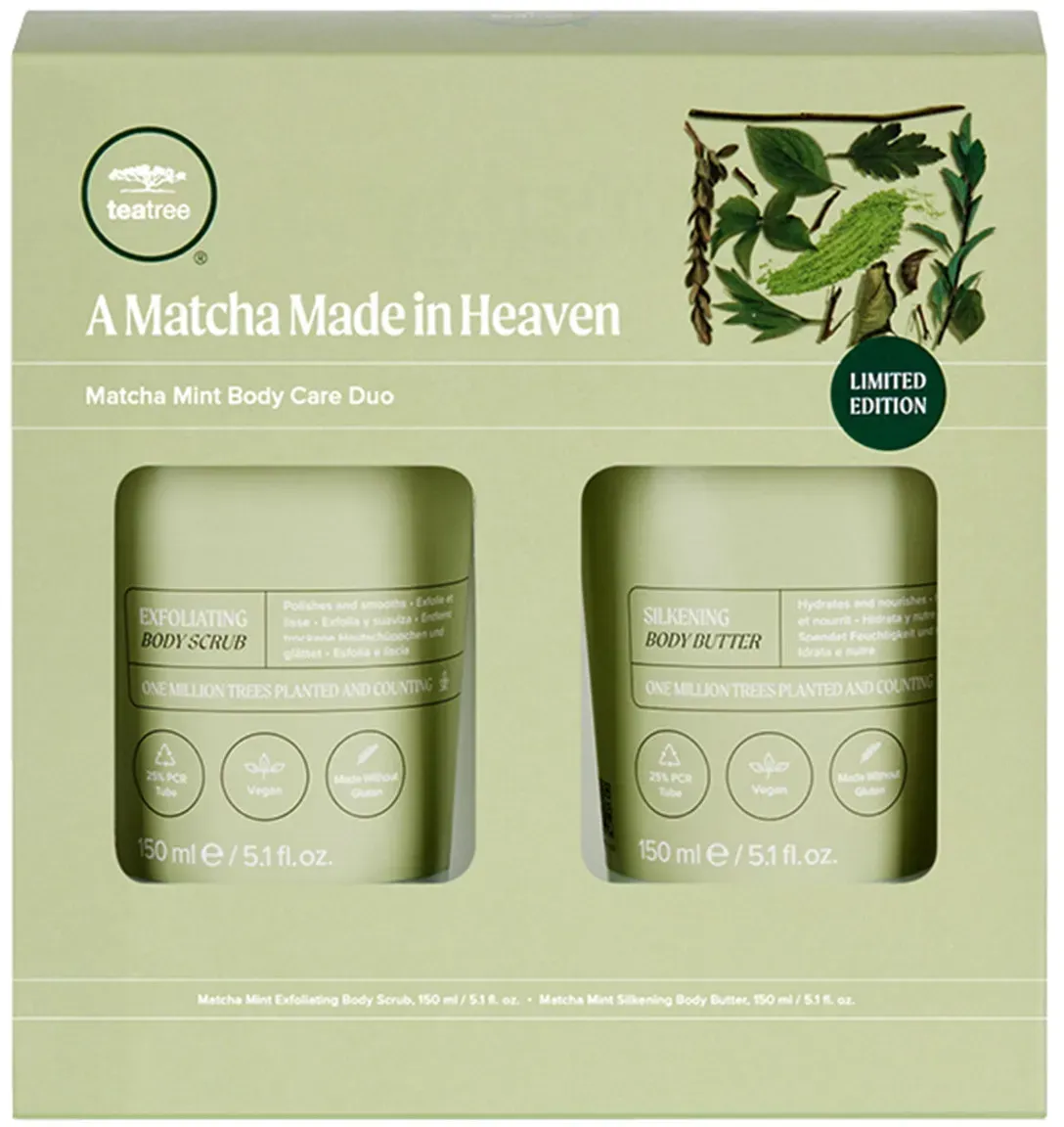 Paul Mitchell Tea Tree Matcha Mint Body Care Duo