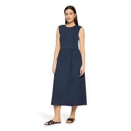Cartoon Druckkleid A-Linie Blau 40