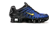 Nike Shox TL Black / Metallic Silver / Lyon Blue / Varsity Maize 46