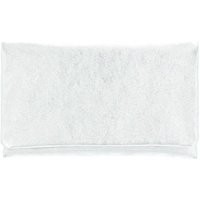 ABRO Leather Mimosa Clutch Bag S White / Whitegold
