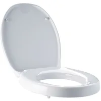 RIDDER WC-Sitzerhöhung Top mit Absenkautomatik weiß, | Gr.: onesize