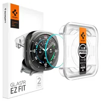 Spigen EZ Fit Gehärtetes Glas Clear Displayschutzfolie Samsung Galaxy Watch Ultra 2-Pack