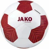 Jako Trainingsball Striker 2.0 Weiß/Weinrot/Neonorange, 5