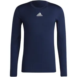 adidas Techfit Warm Langarm Shirt Herren - navy S