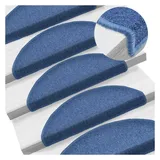 vidaXL Stufenmatte 65 x 24 cm Blau