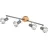 Fischer & Honsel Ran 4 grau matt/chromefarben/hell eicheoptik