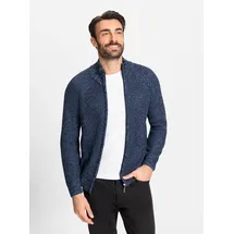 Witt Weiden Strickjacke in rauchblau-meliert | Gr.: 60/62