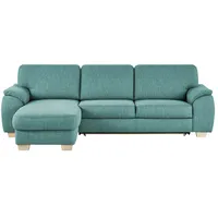 Smart Ecksofa Valencia ¦ blau ¦ Maße (cm): B: 281 H: 90 T: 173