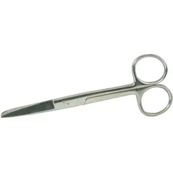 Chirurgische Schere gebogen spitz/stumpf 14,5 cm