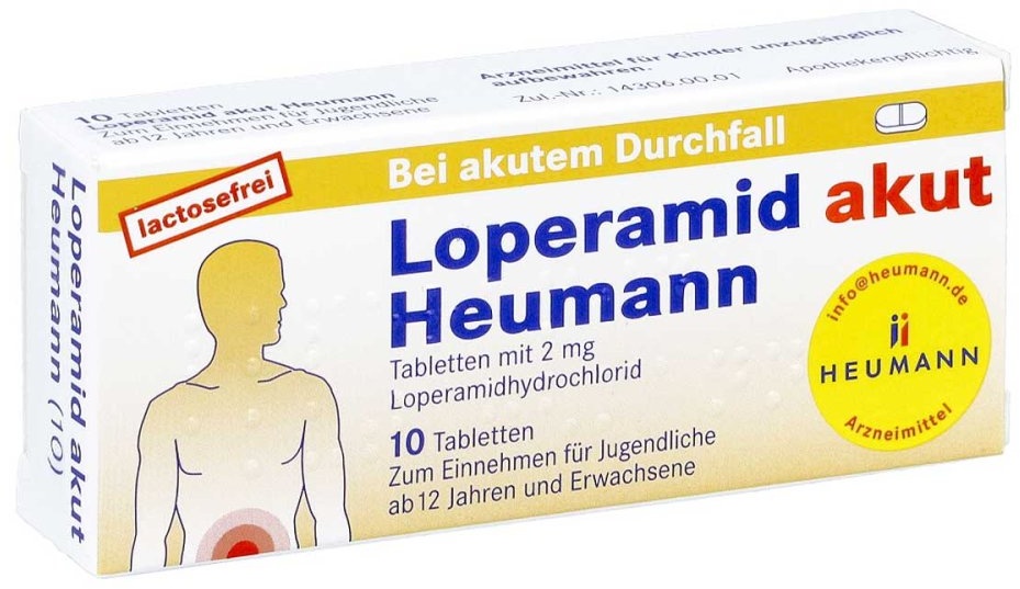 Preisvergleich Produktbild Loperamid akut Heumann