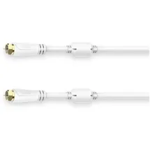 Hama Koaxialkabel F-Stecker/F-Stecker 7,5 m Weiß