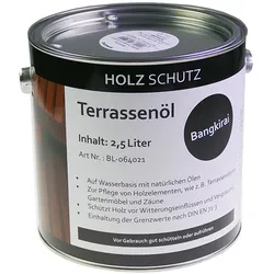 KAHRS Terrassenöl, 2,50 Liter Farbton: Bangkirai