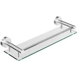 youqin Glasablage Regal Badezimmer Glas Schminke Elegant Ablage Wandregal 25x12x3cm