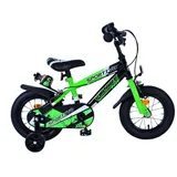 Volare Kinderfahrrad Sportivo für Jungen 12 Zoll Kinderrad Grün Schwarz