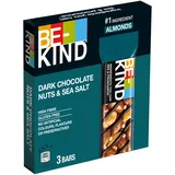 BE-KIND Riegel, glutenfreie Snack-Riegel, Dark Chocolate Nuts & Sea Salt, hoher Ballaststoffgehalt, ohne künstliche Farb-, Aroma- oder Konservierungsstoffe, 3 x 30 g