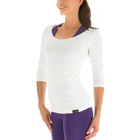 Winshape Damen Ws4 3/4-arm Shirt, Weiß, M EU