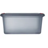 KIS Aufbewahrungsbox K Latch L' x H x T) 590 x 280 x 390 mm Rauchgrau, Transluzent
