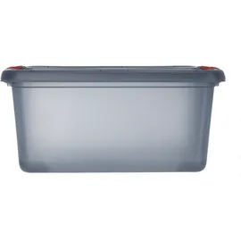 KIS Aufbewahrungsbox K Latch L' x H x T) 590 x 280 x 390 mm Rauchgrau, Transluzent