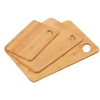 KESPER Schneidebrett-Set 3-teilig, Braun