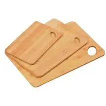 KESPER Schneidebrett-Set 3-teilig, Braun