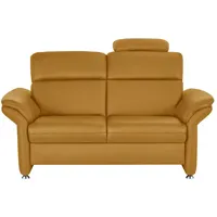 meinSofa Einzelsofa Leder Manon , gelb , Maße (cm): B: 170 H: 94 T: 92.0