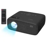 SceneLights LED-Full-HD-Beamer, native 1080p, 250 ANSI-Lumen, 7000 lm, Mediaplayer