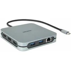 Dicota 10-in-1 - Dockingstation - für Laptop, Tablet
