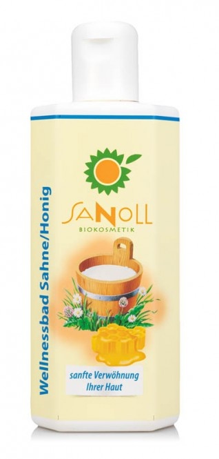 Sanoll Wellnessbad Sahne-Honig 300ml