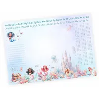 nikima Schreibtischunterlage A3 Schreibtischunterlage Meerjungfrau Unterwasser Papier 50 Blatt