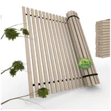 Rollrost Lattenrost Rolllattenrost "Buche" 120 x 200 cm 22mm bis 650kg Bettrost, TUGA-Holztech, 80cm 90cm 100cm 120cm 140cm 160cm 180cm 200cm Lg190 200 210 220cm 120 cm x 200 cm x 2.20 cm