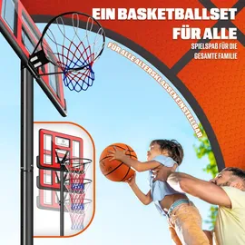 Kesser Basketballkorb 160-210 cm Rot
