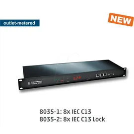 Güde Gude 8035-2 - PDU, 8 x IEC C13 Lock