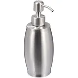 Relaxdays Seifenspender, 350 ml, Silber