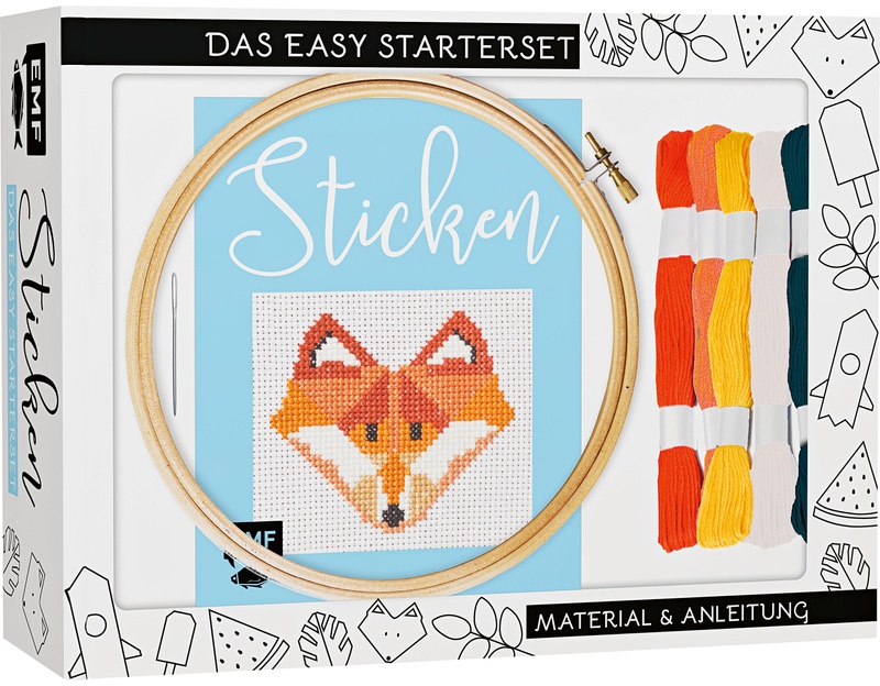 Sticken - Das Easy Starterset Für Dekorative Kreuzstichmotive - Jennifer Dargel, Gebunden