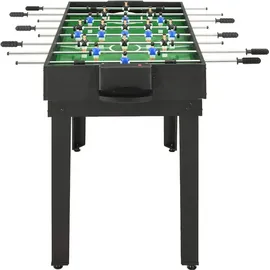 vidaXL 15-in-1 Multigame-Tisch 121×61×82 cm Schwarz