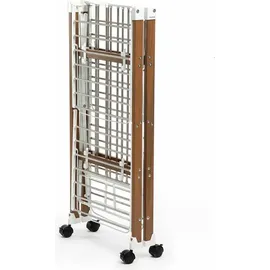 InnovaGoods Vertikaler klappbarer Wäscheständer mit Rädern, Dreeyl InnovaGoods 38 Stangen, - Weiß,