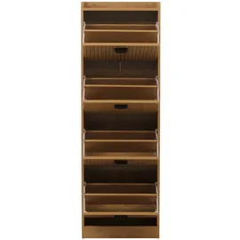 Mendler HWC-O39 50 x 148 x 24 cm 4 Klappen braun