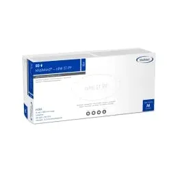 MaiMed® nitril ST PF Einmalhandschuhe, Nitril 74243 , 1 Karton = 10 Packungen à 50 Stück, Größe M