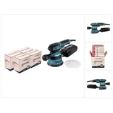 Makita BO 5041 Exzenterschleifer / Schleifmaschine 300 W 125 mm + 4x Toolbrothers TURTLE Schleifset