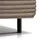 beautysofa LEA 180 x 200 cm Beige/Bronze