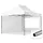 TOOLPORT Faltpavillon 3 x 4,5 m inkl. Seitenteile weiß
