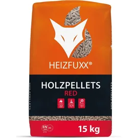 Heizfuxx Holzpellets Red 15 kg x 65 Sack 975 kg Palette