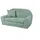 FORTISLINE Kindersofa Fortisline 78 x 45 x 40 cm Textil grün