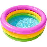 Faltbarer, tragbarer aufblasbarer Swimmingpool – Hundepool, 60 x 25 cm, Wasserspielset für Garten, Hinterhof, , Kinder, -Spritzbecken