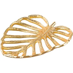 Creativ home Dekoschale »Schale Monstera«, (1 St.) Creativ home champagner