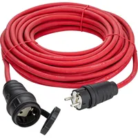 DEMA 15m Verlängerungskabel H07RN-F 3x1,5 mm2 rot