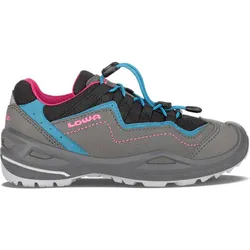 LOWA Kinder Multifunktionsschuhe ROBIN EVO GTX LO, ANTHRAZIT/TUERKIS, 39