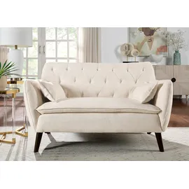 Atlantic Home Collection Couch 2-Sitzer Beige