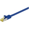 91592 Netzwerkkabel Blau 1,5 m Cat.7 S/FTP (PiMF) mit CAT 7 Rohkabel / 500 MHz with raw cable blue